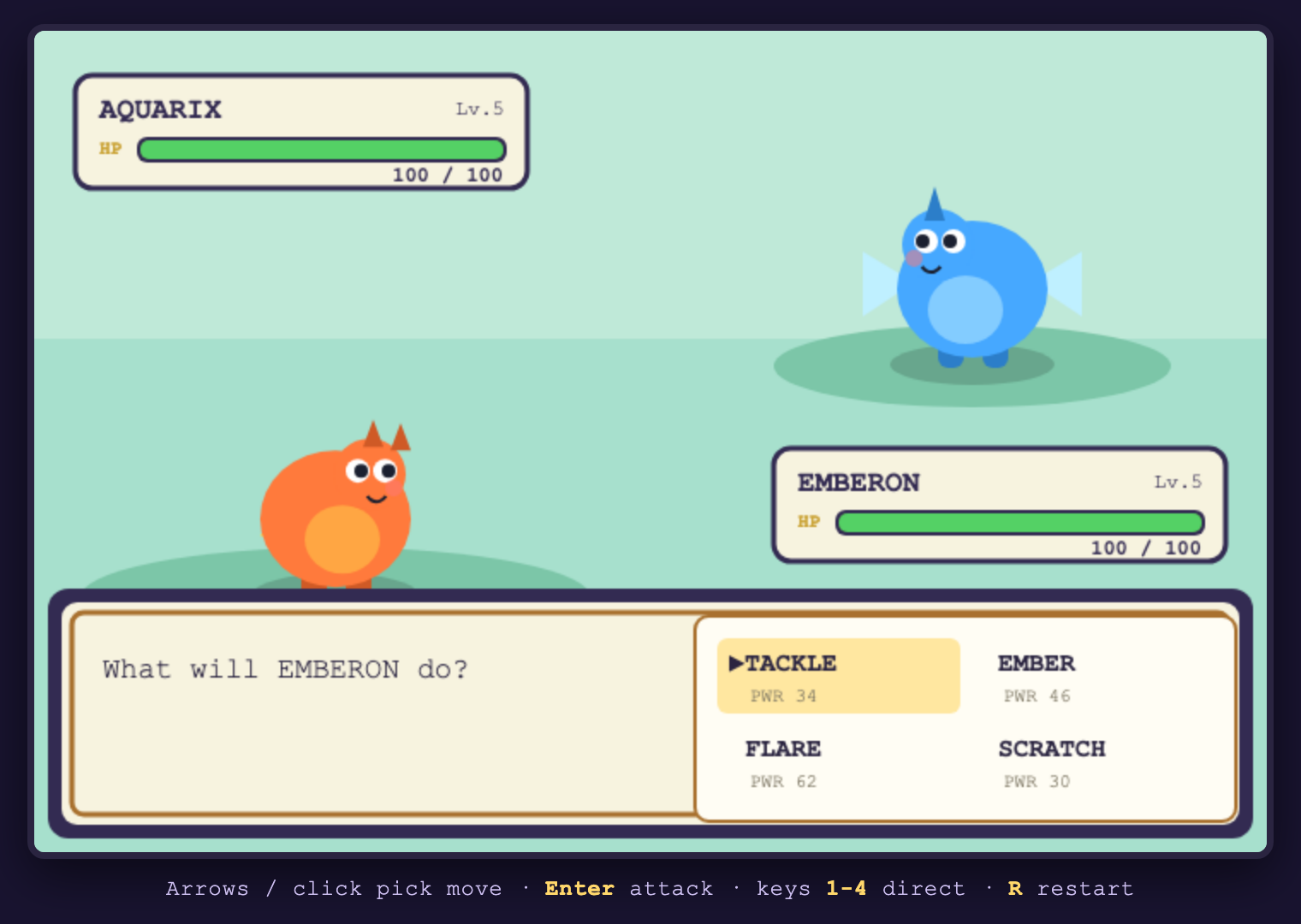 gameplay screenshot — claude-opus-4.8 (claude.ai)